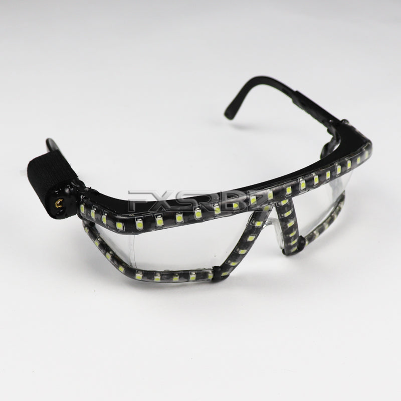 LED Glasses Flashing Light up Glasses DJ Bar Party Super Bright LED glasses Dance Show Lighting Costume Props