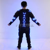 Colorful LED Luminous Armor Clothing Glowing Costumes Christmas Halloween Dancing Performance LED Robot Suit