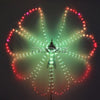 Belly Dance LED Wings Rainbow Color Costume Circus LED Light Luminous Isis Wings Dancewear Open 360 Degrees