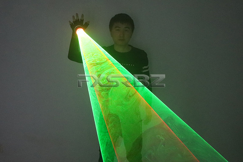 Green Red Laser Vortex Gloves Auto Rotating Vortex Laser Glove Palm Gyroscope Gloves Light Up Birthday Party Laser Show