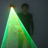 Green Red Laser Vortex Gloves Auto Rotating Vortex Laser Glove Palm Gyroscope Gloves Light Up Birthday Party Laser Show