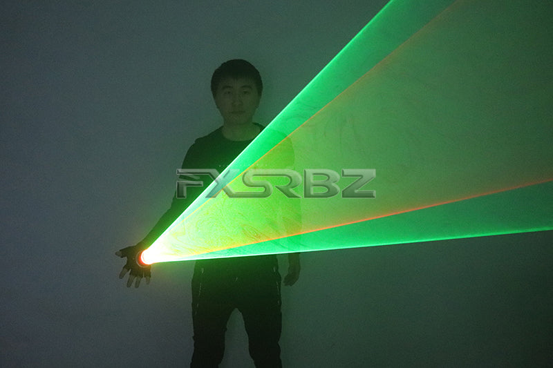 Green Red Laser Vortex Gloves Auto Rotating Vortex Laser Glove Palm Gyroscope Gloves Light Up Birthday Party Laser Show