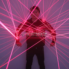 Load image into Gallery viewer, Laser Armor Costumes Red Laser Waistcoat LED Clothing Laser Man Stage Performance Bar Nightclub Laser Suits Show

