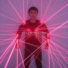 Load image into Gallery viewer, Laser Armor Costumes Red Laser Waistcoat LED Clothing Laser Man Stage Performance Bar Nightclub Laser Suits Show
