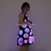 Full Color Pixel LED Costume Infinity Mirror Light Up Clothing Bar Party Dance Show Glowing Tunnel Lights Dress Skirt Suit