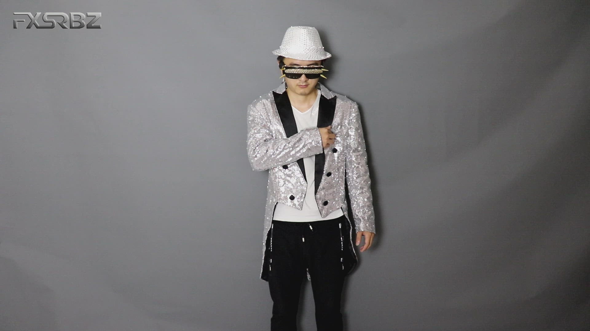 New Fashion Colorful Swallowtail LED Tuxedo magician Party Host Luminous Costumes Glowing Clothes LED Clothing Show