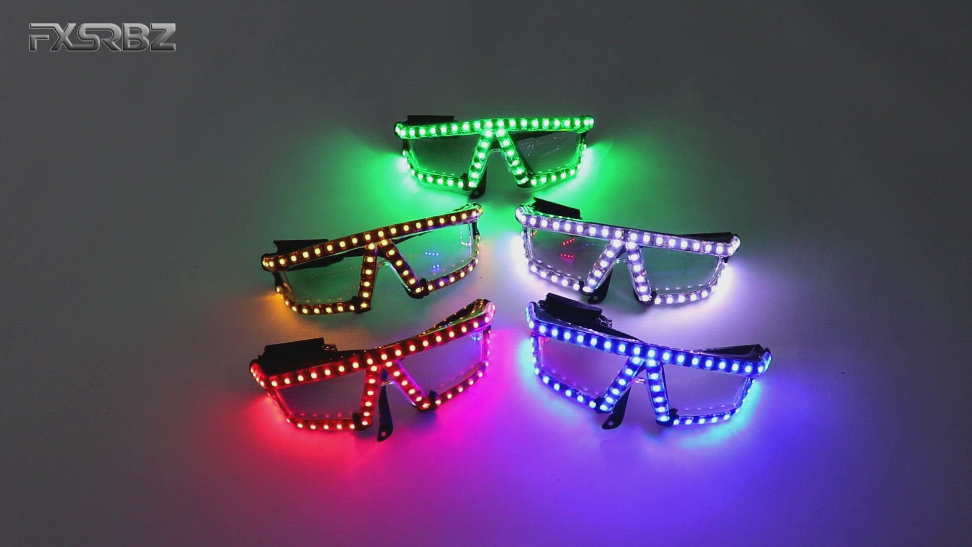 LED Glasses Flashing Light up Glasses DJ Bar Party Super Bright LED glasses Dance Show Lighting Costume Props