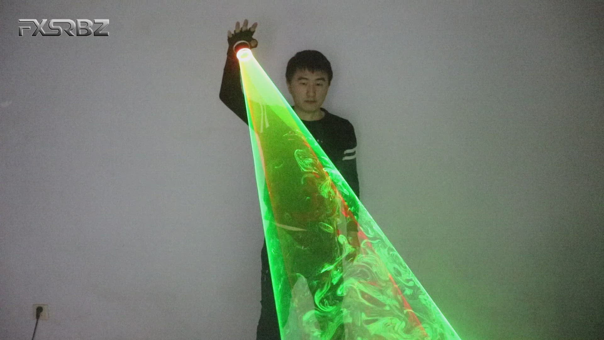 Green Red Laser Vortex Gloves Auto Rotating Vortex Laser Glove Palm Gyroscope Gloves Light Up Birthday Party Laser Show